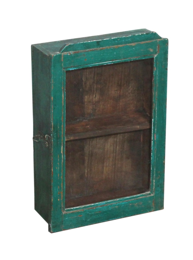 Vitrine murale en treck ancien