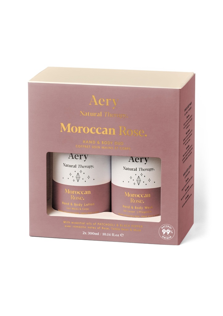 Duo Savon & Crème Mains/Corps Moroccan Rose