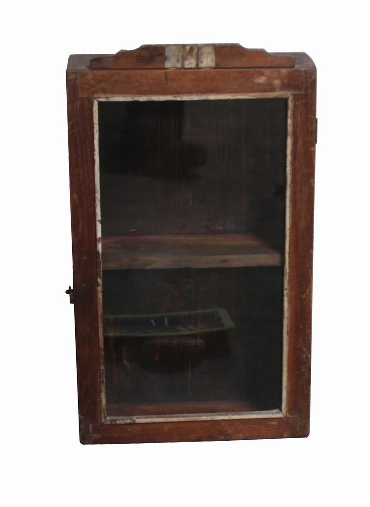 Vitrine murale en treck ancien