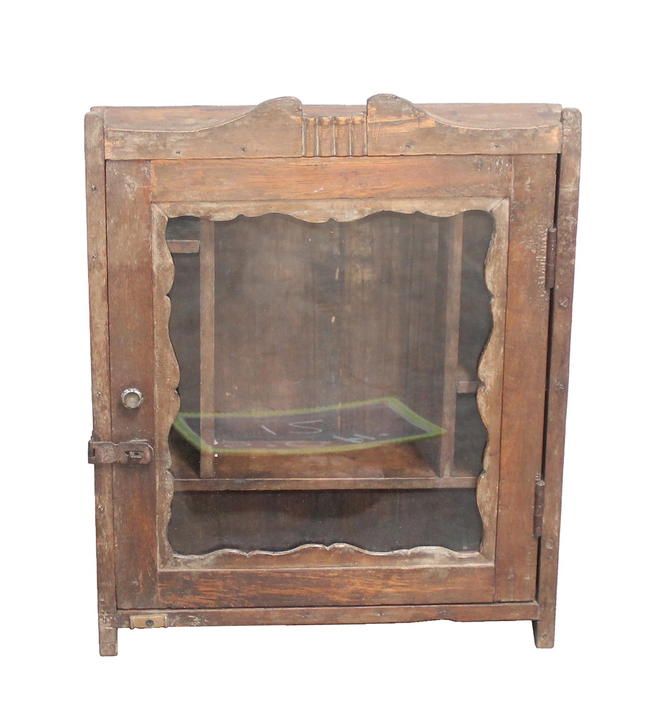 Vitrine murale en treck ancien