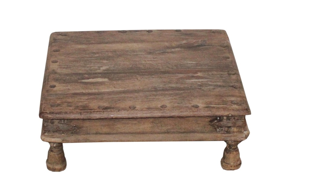 Table d'appoint Bajot en teck ancien