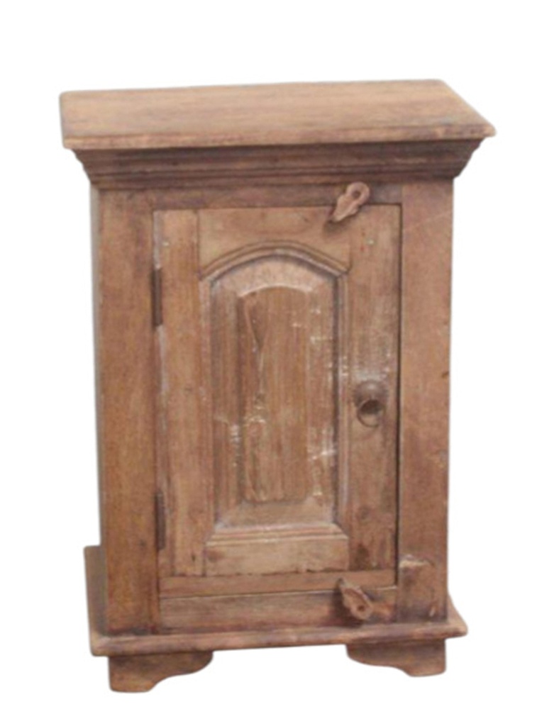 Chevet 1 porte en teck ancien