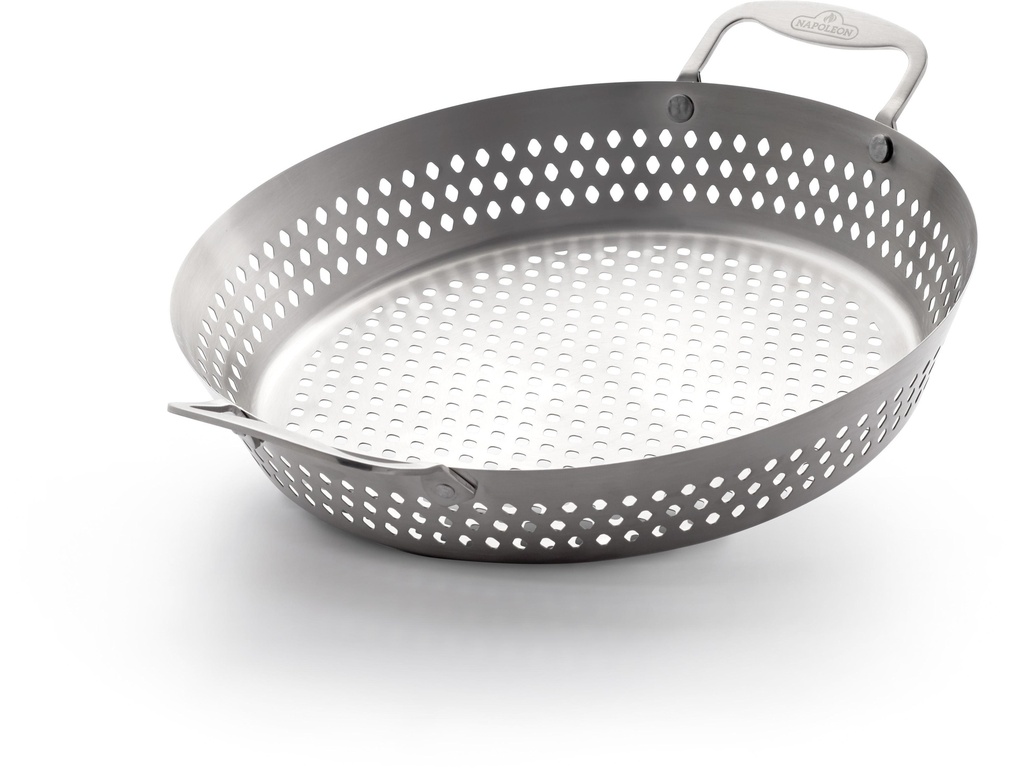 Wok pour légumes inox