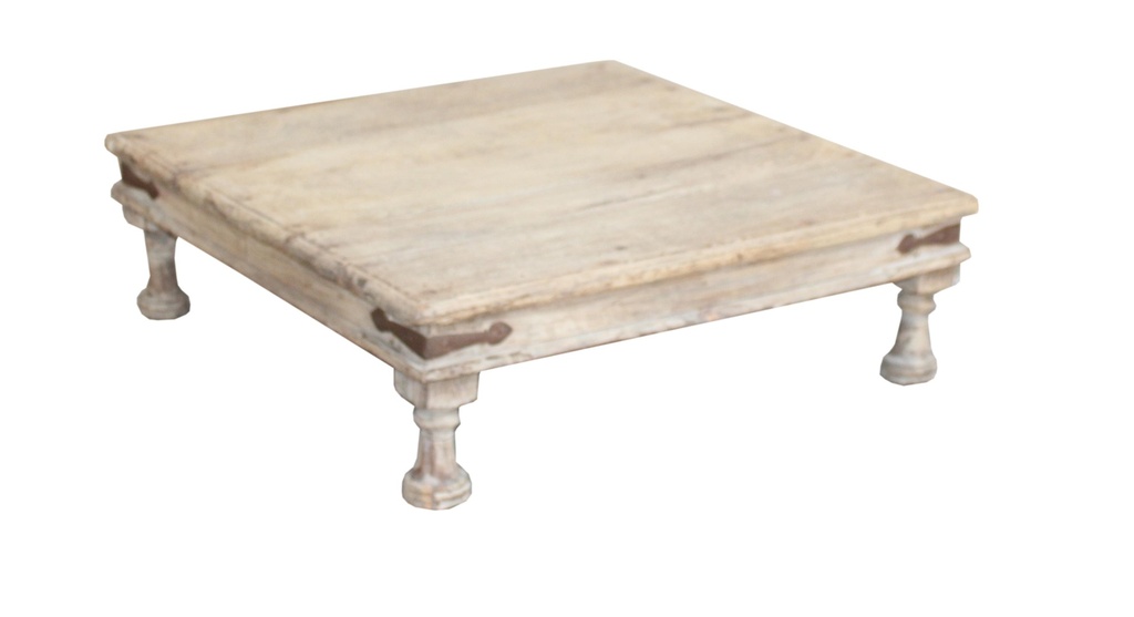 Table d'appoint Bajot en teck ancien