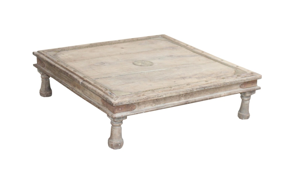 Table d'appoint Bajot en teck ancien
