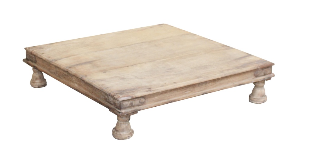 Table d'appoint Bajot en teck ancien