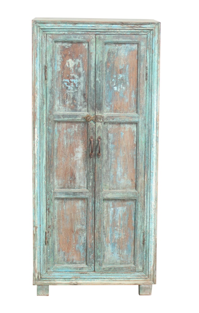 Armoire 2 portes en teck ancien