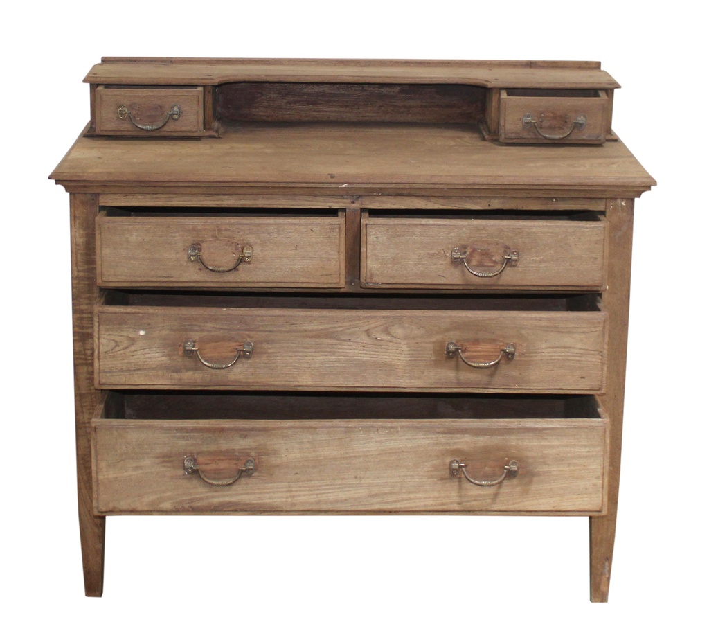 Commode 4 tiroirs en teck ancien