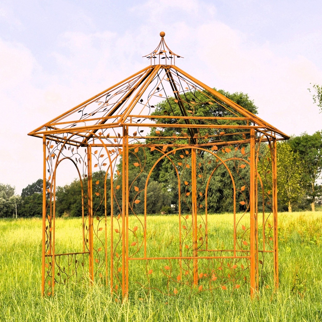 Gazebo Gloriette Wildlife Hexagonal
