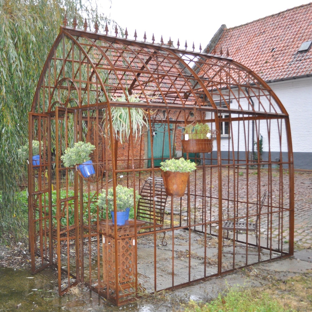 Serre Gloriette de jardin en fer sans vitre