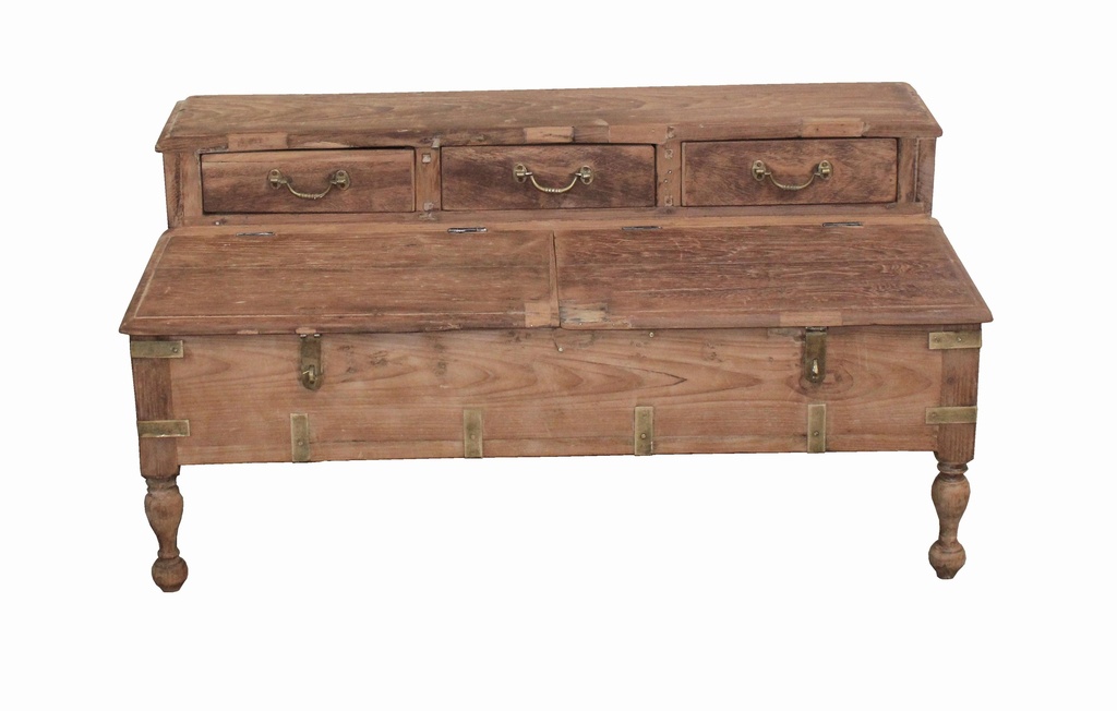 Meuble d'entrée en teck ancien