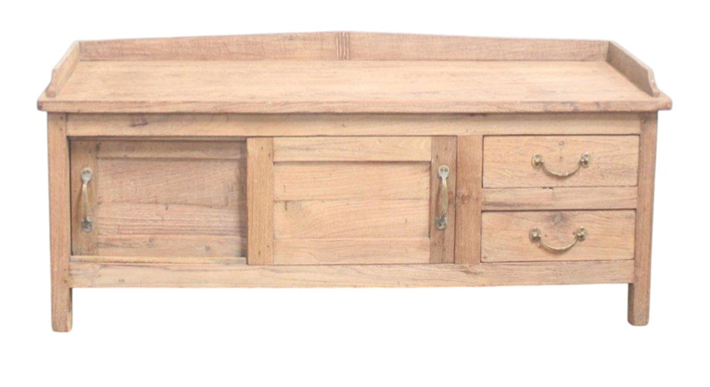 Meuble d'entrée en teck ancien