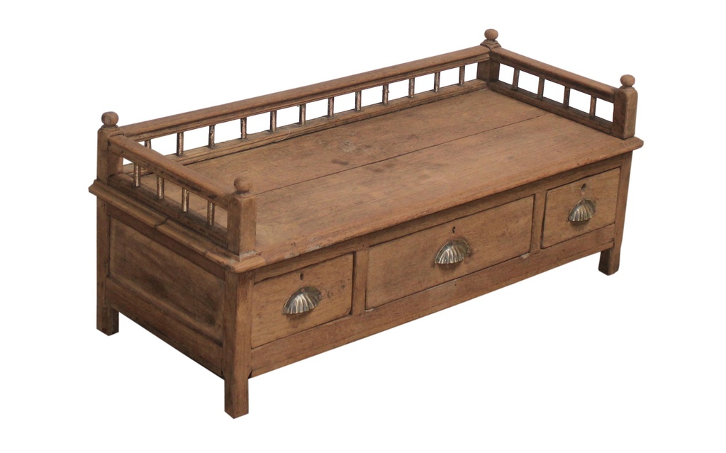 Meuble d'entrée en teck ancien