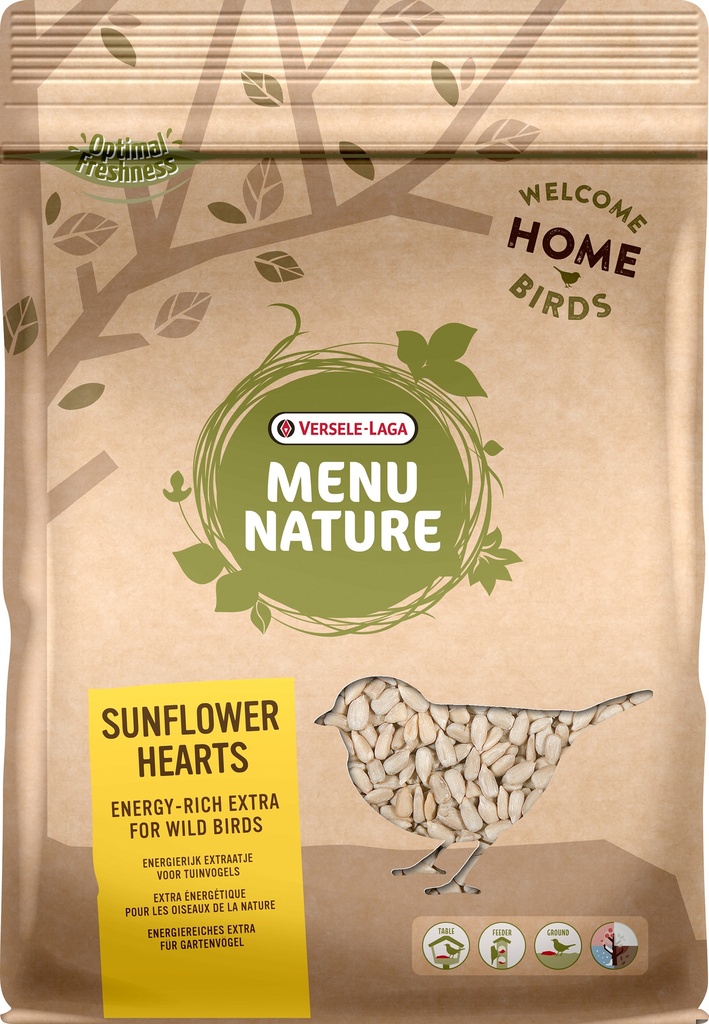 Menu Nature Coeurs de tournesol