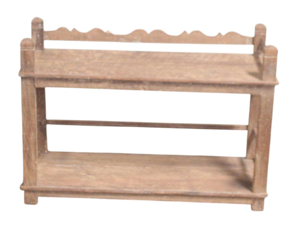 Etagère 2 plateaux en teck ancien