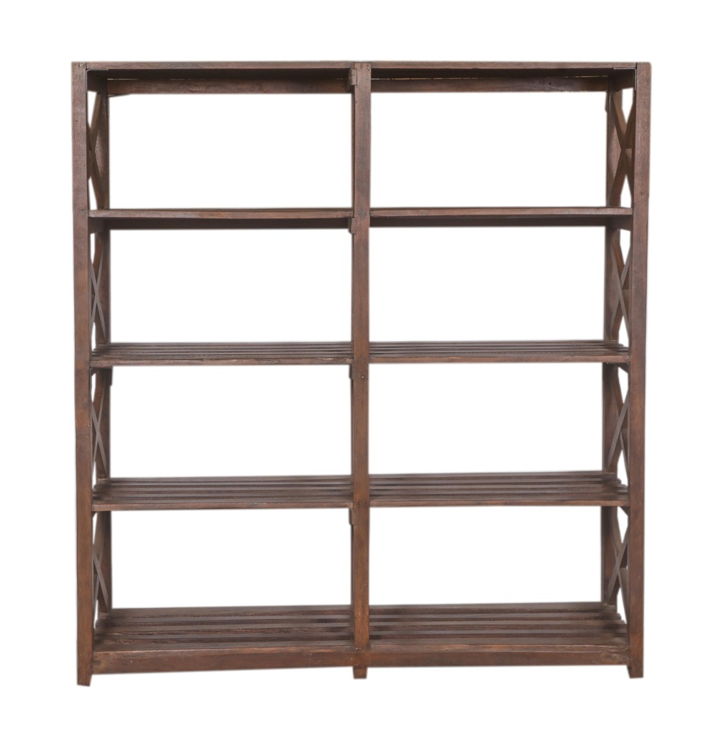 Etagère 5 plateaux en teck ancien