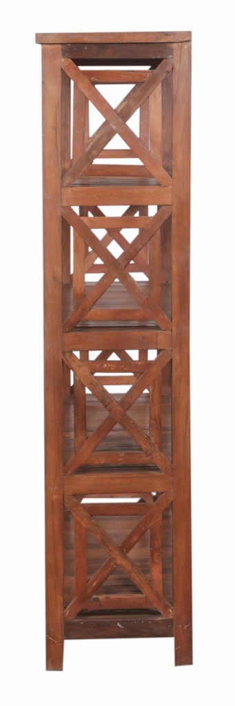 Etagère 5 plateaux en teck ancien