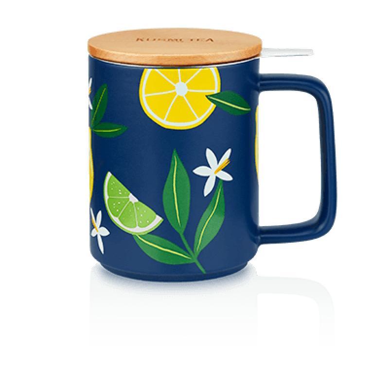 Tisanière Kusmi Tea 48cl en porcelaine ANASTASIA