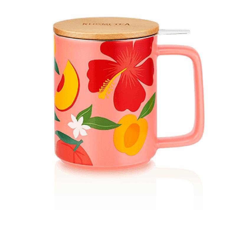 Tisanière Kusmi Tea 48cl en porcelaine AQUASUMMER