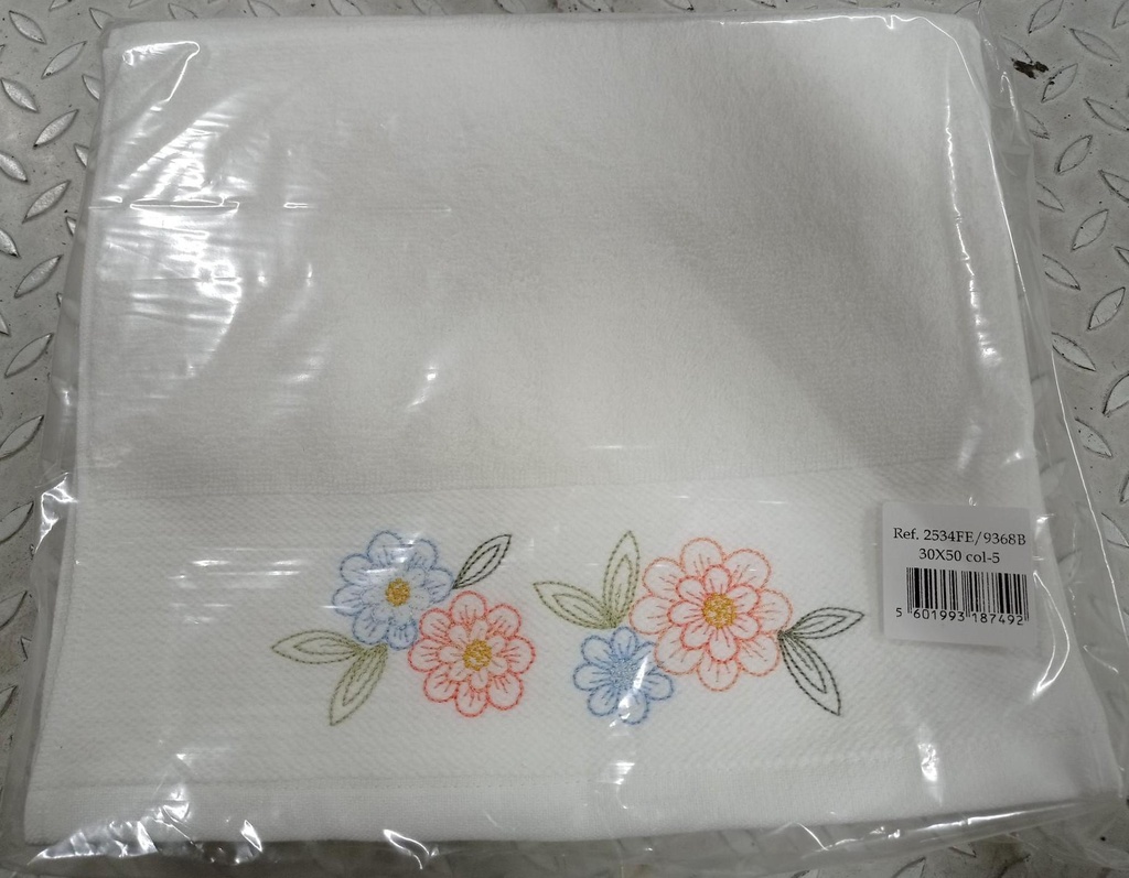 Serviette Invité Broderie 30x50cm