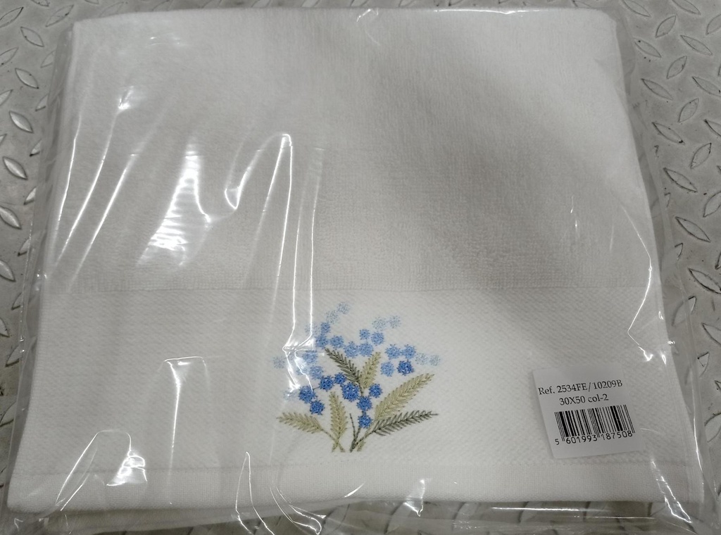 Serviette Invité Broderie 30x50cm