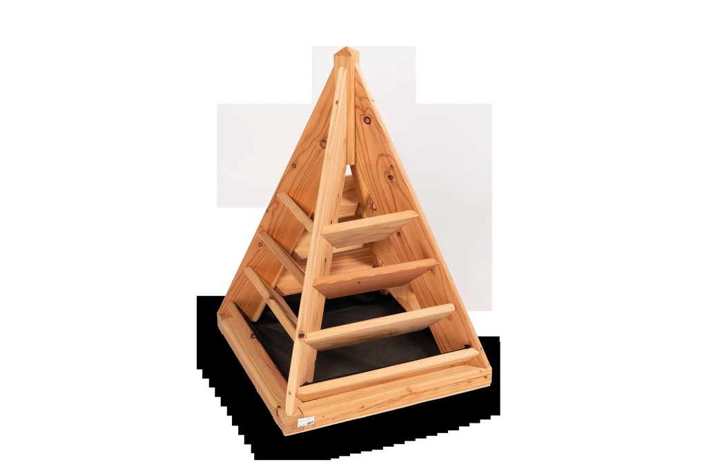 Pyramide à fraises mélèze huilé