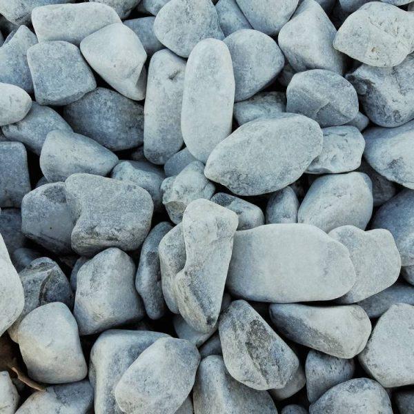 Galet Marbre Gris Perle 24/40 Sac 20 Kg (60)