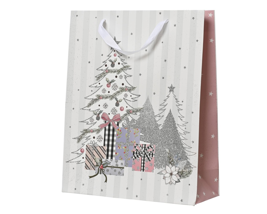 Sac cadeaux Sapin blanc