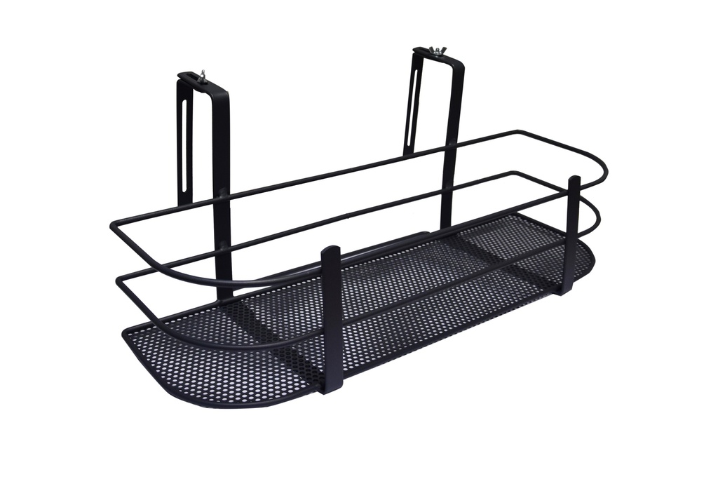 Support plantes et aromatiques pour balcon fixations réglables 60 x 28 x 26 cm 