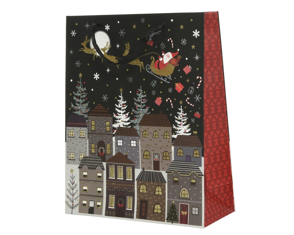 Sac cadeaux Père Noël en traineau