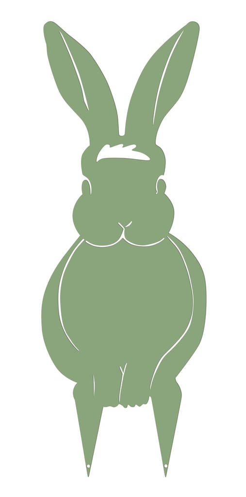 Figurine à piquer Lapin 17 x 43,5 cm