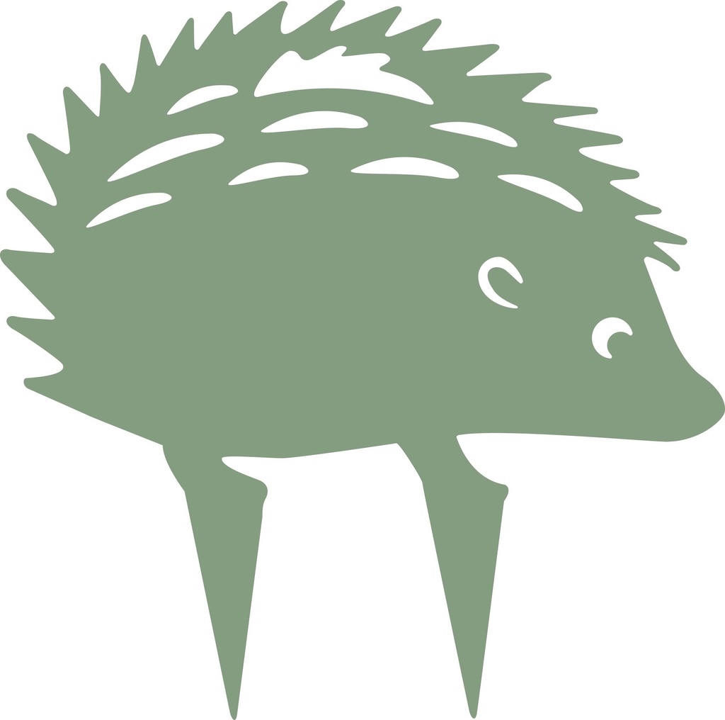 Figurine à piquer Hérisson 21,5 x 22 cm