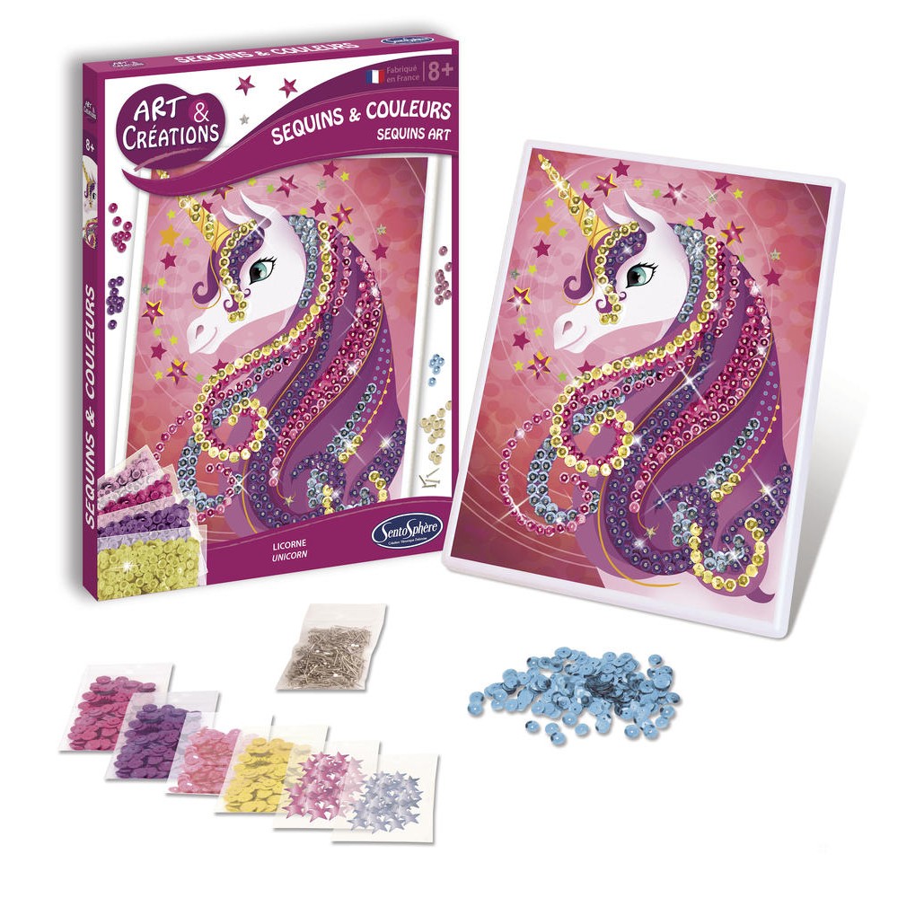 A&C Sequins & Colours - Licorne