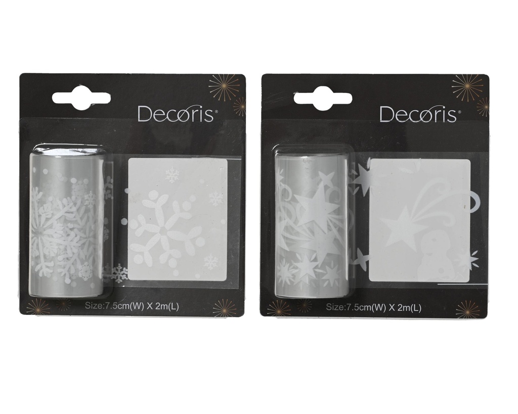 Décoration de Noël pour fenêtre électrostatique