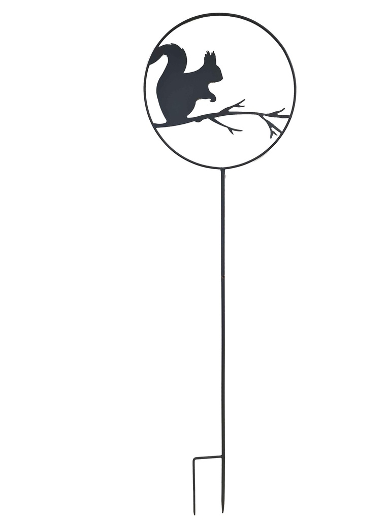 Déco de jardin à piquer Ecureuil 35 x 122,5 cm 