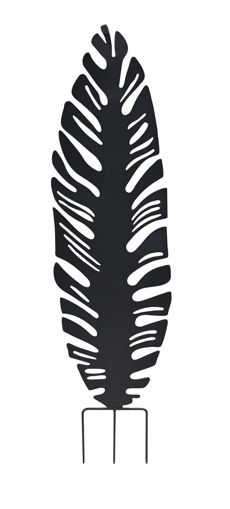 Déco en métal à planter Feuille 40x130 cm 