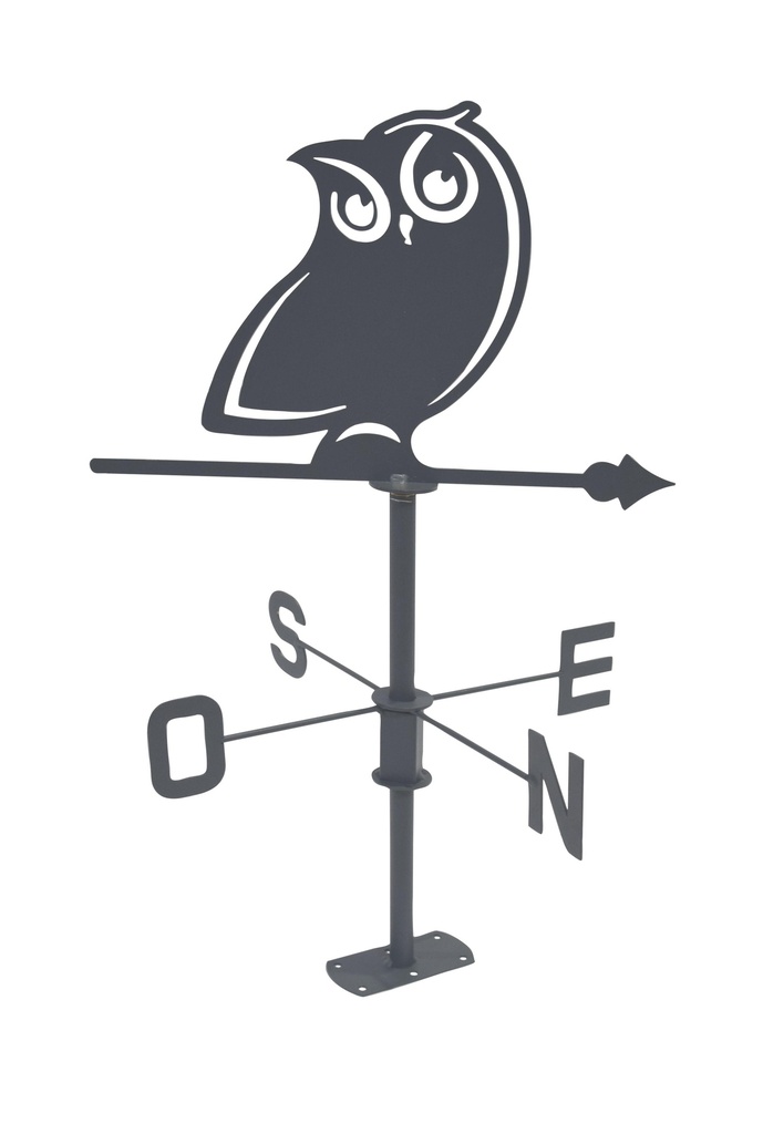 Girouette Hibou 45x72,5 cm 
