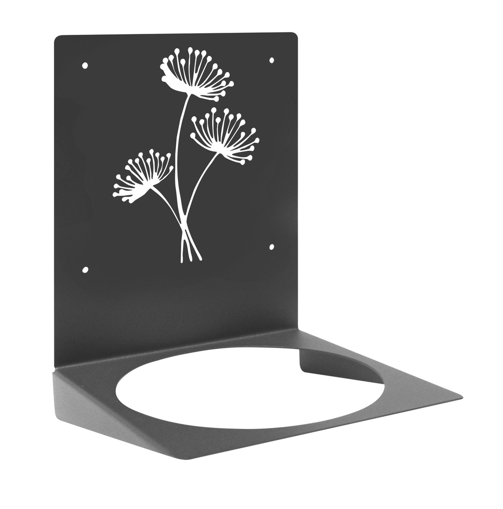 Applique végétale Fleur pour pot Ø 15 cm 