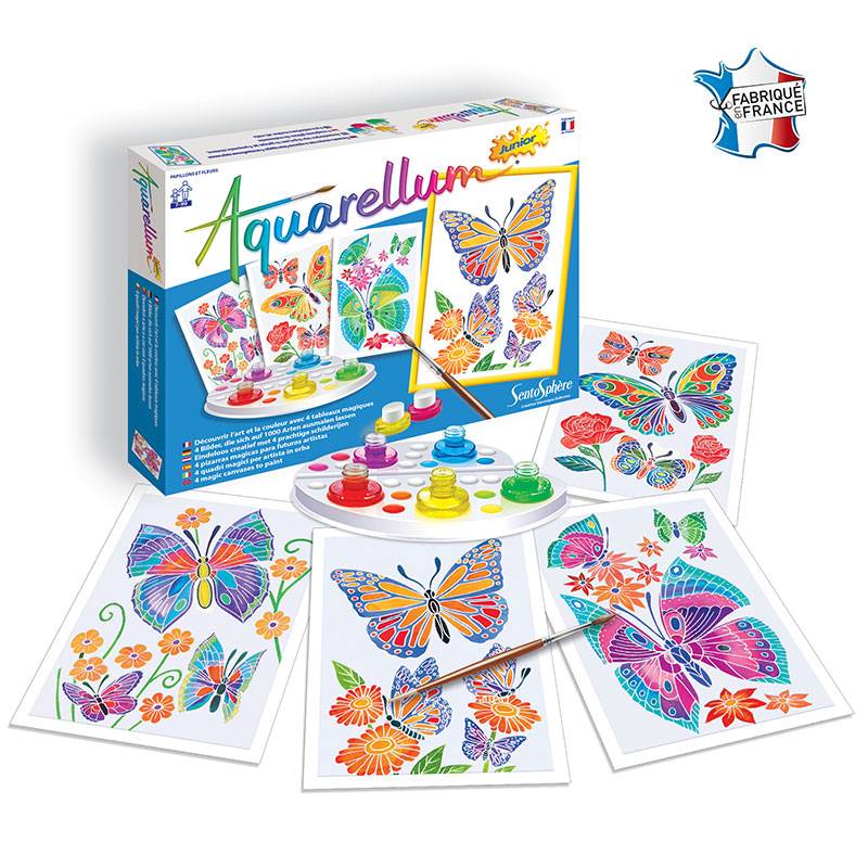Aquarellum Junior Papillons & Fleurs