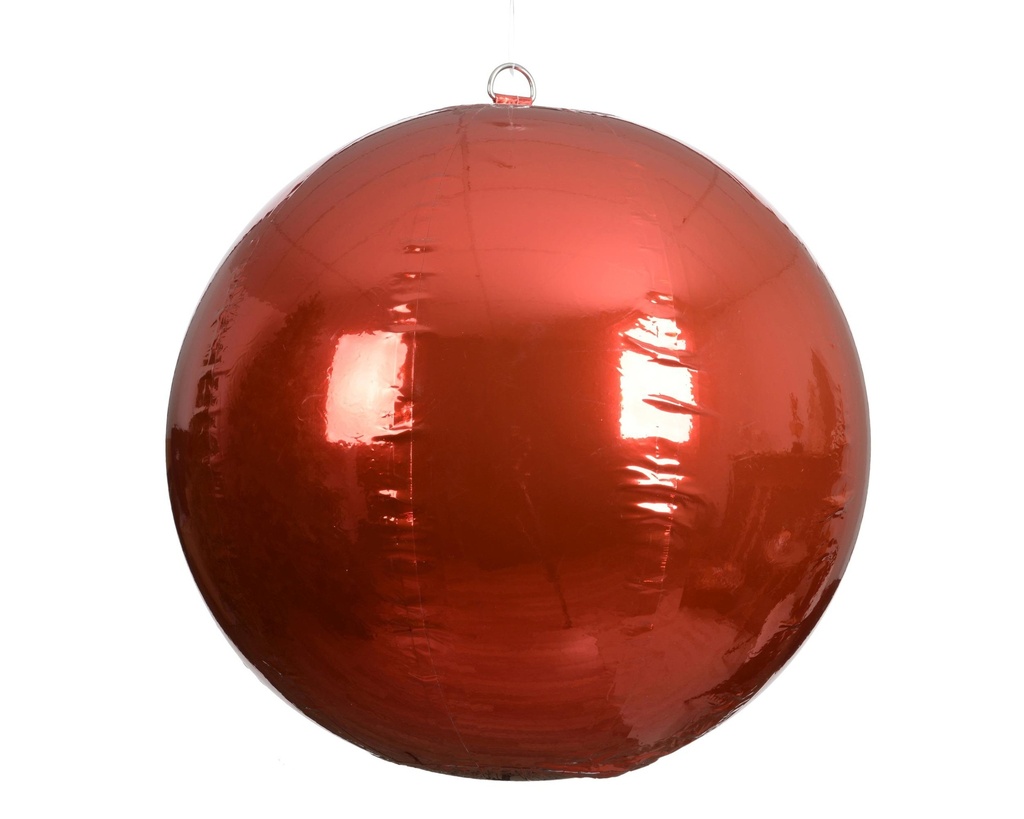 Boule gonflable rouge