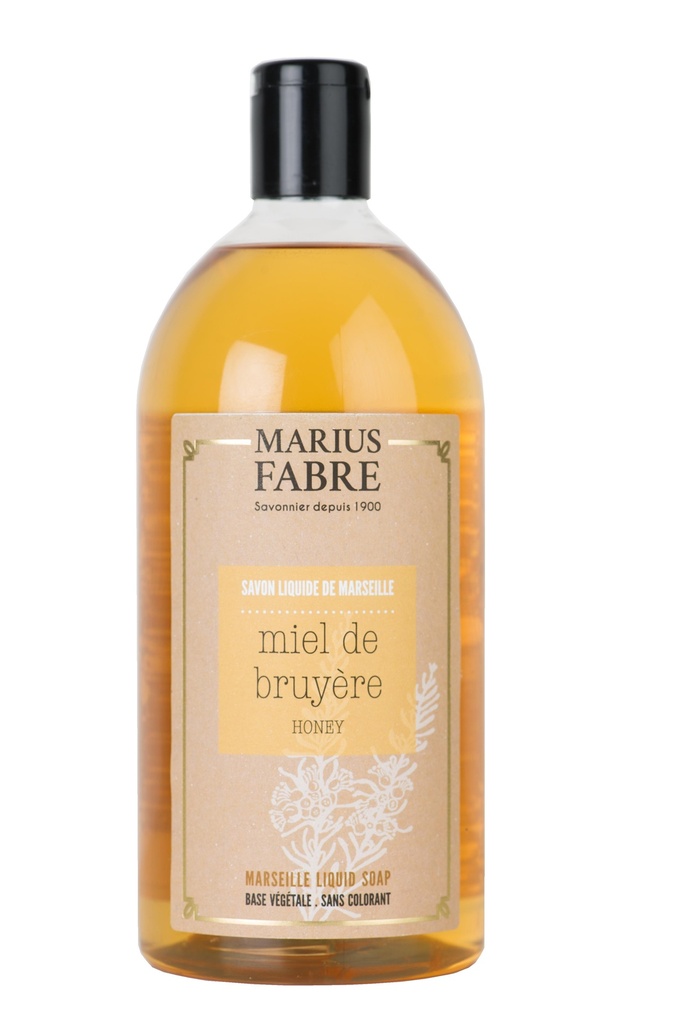 Savon liquide de Marseille 1l miel de bruyere BIEN ETRE