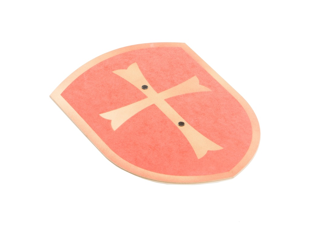 Bouclier Croisé rouge