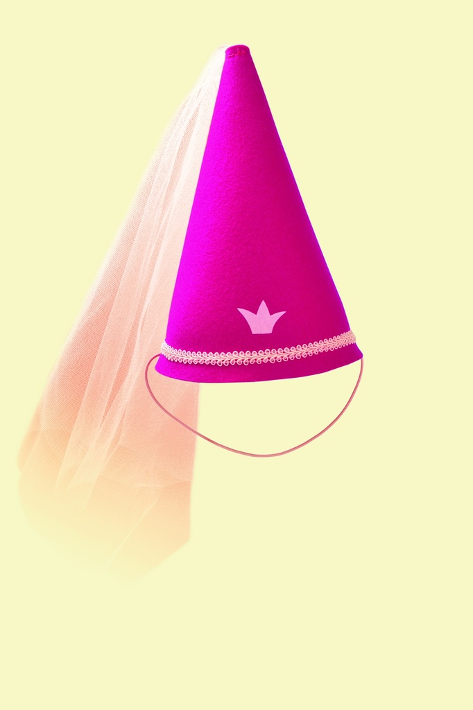 Coiffe Princess, feutrine