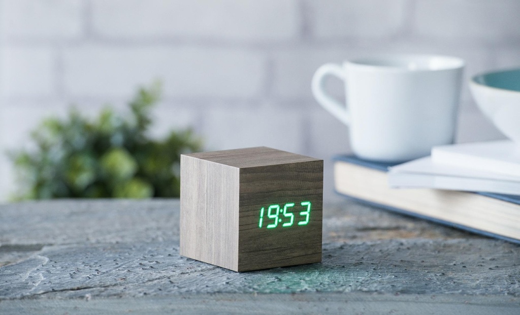 Horloge Cube click