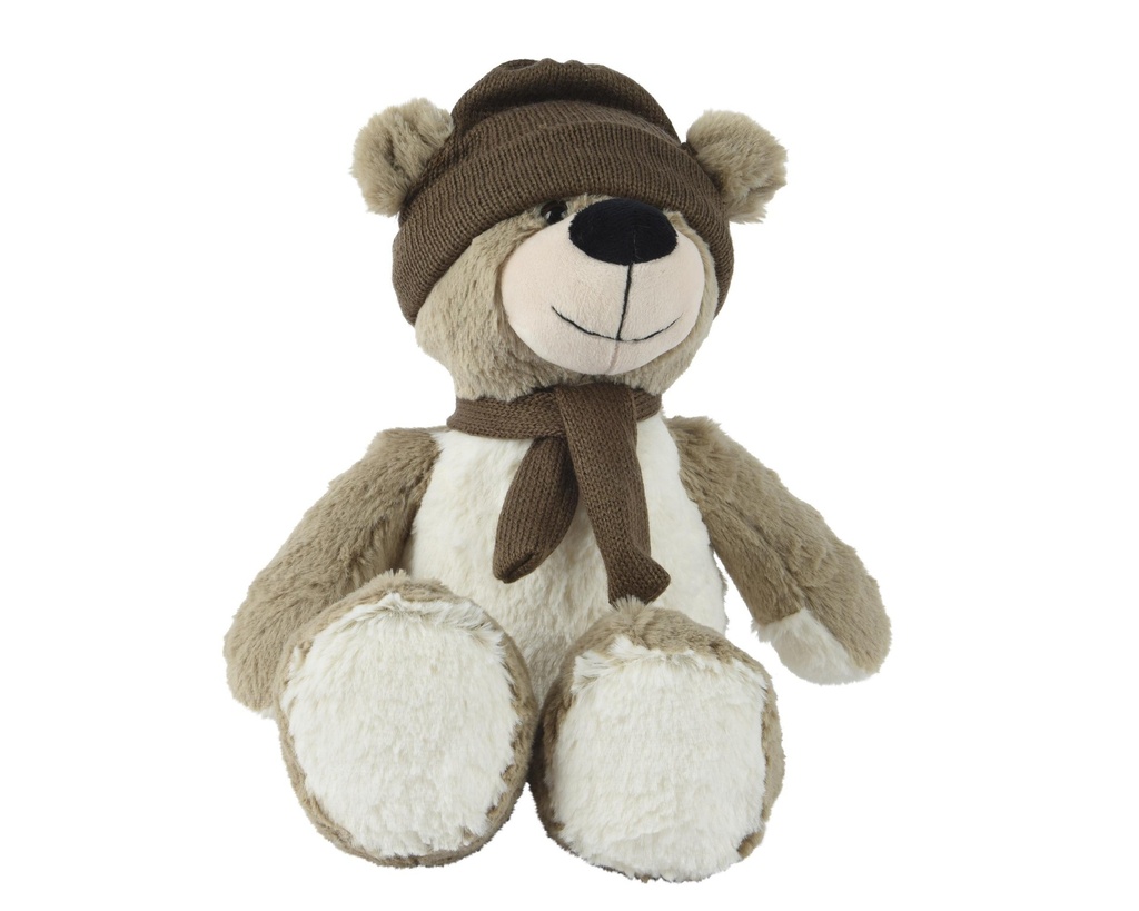 Ours en peluche avec bonnet