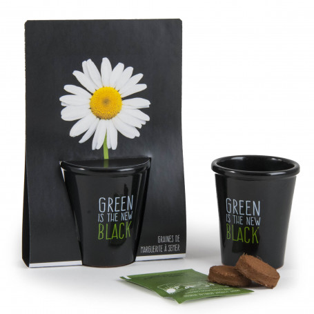 Pot black  Green is the new black - Paquerette