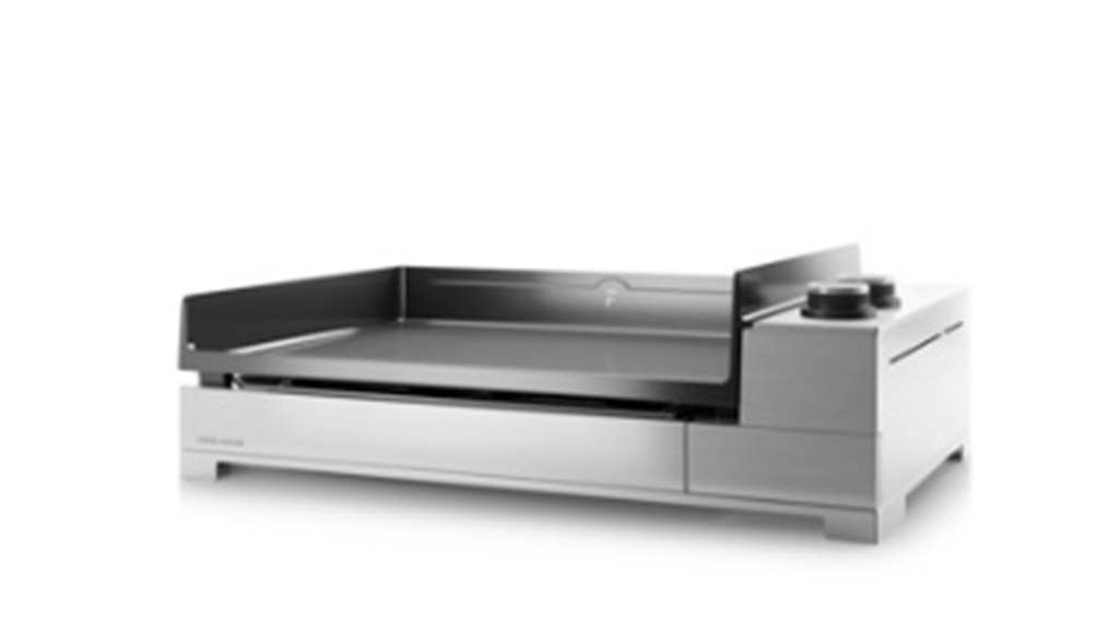 Grill a gaz plancha PREMIUM GAZ 60 chassis inox