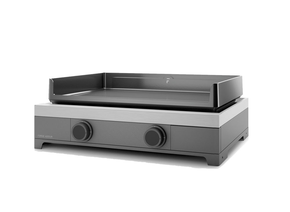 Grill a gaz plancha MODERN GAZ 60 chassis acier emaille