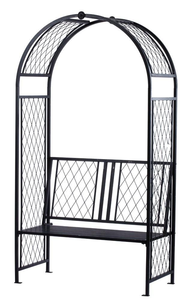 Banc et Arche en treillis