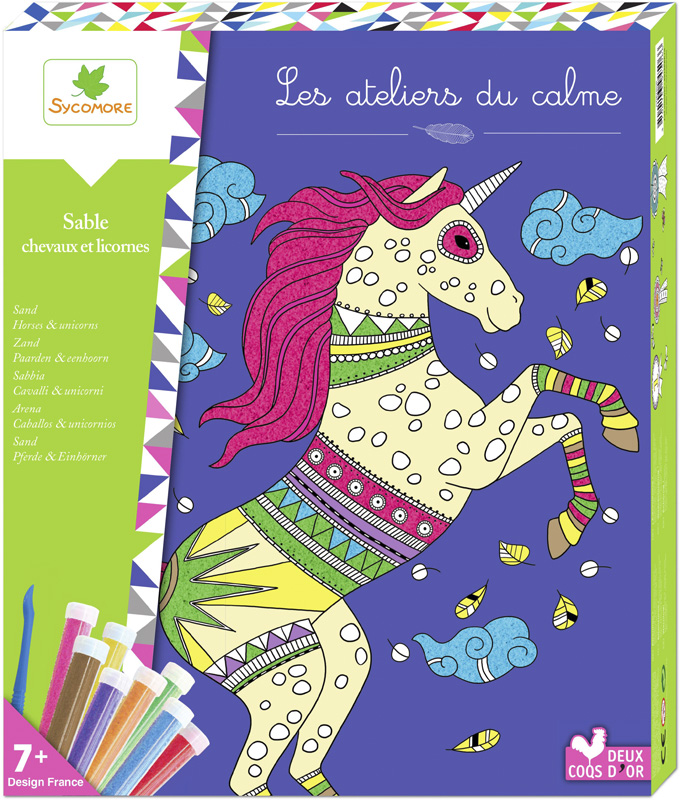 Ateliers du calme - sable chevaux et licornes
